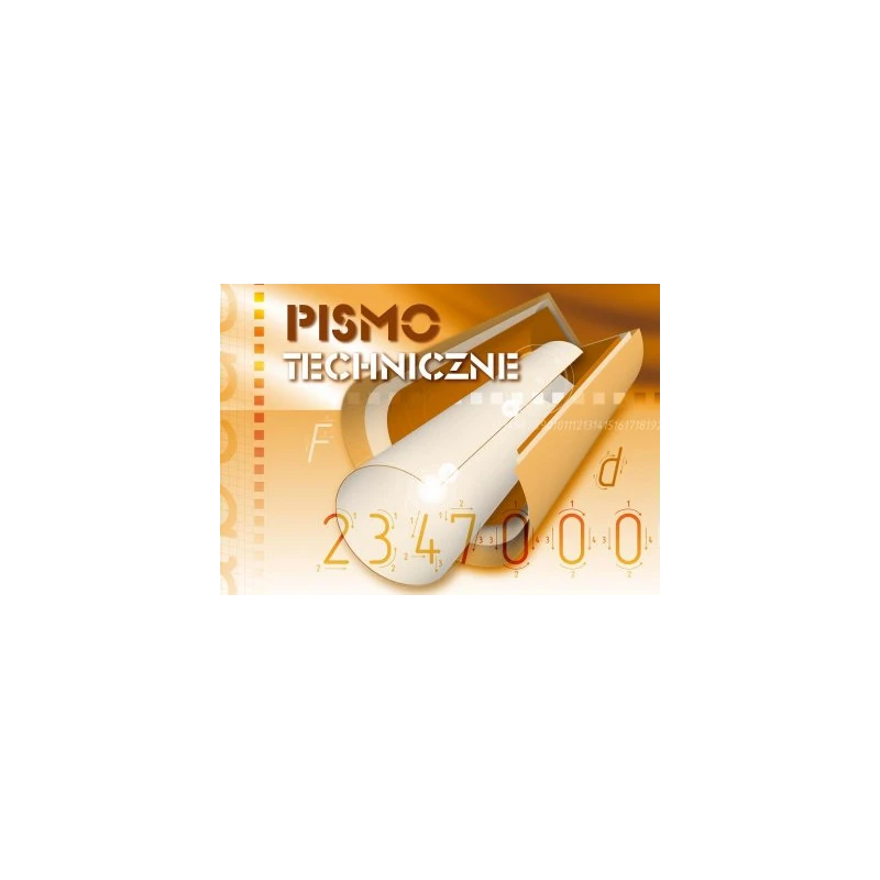 ĆWICZYMY PISMO TECHNICZNE  POCHYŁE TYP A