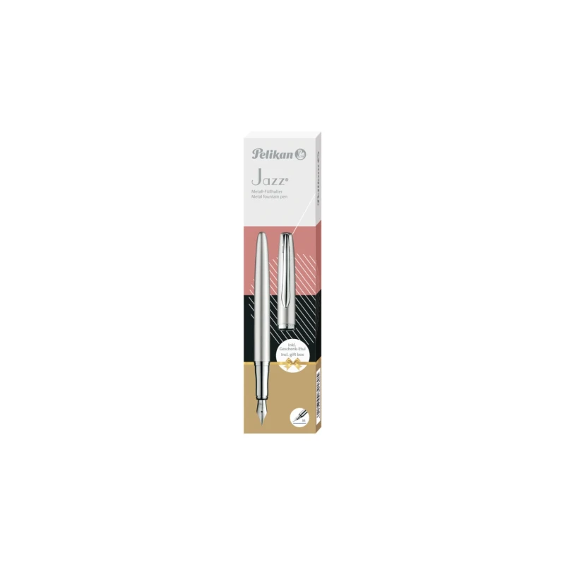 PIÓRO WIECZNE JAZZ NOBLE ELEG.SILVER ETUI 
821 858