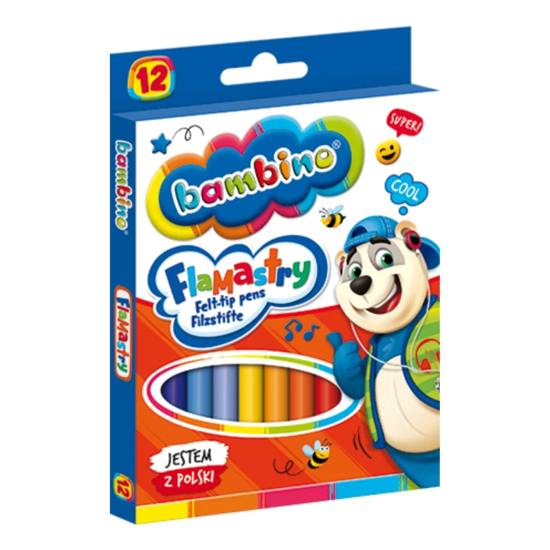 FLAMASTRY 12KOL STANDARD 01604