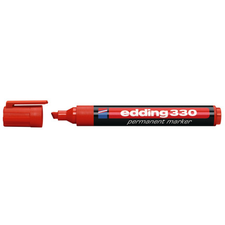 Marker permanentny EDDING 330 kolor czerwony