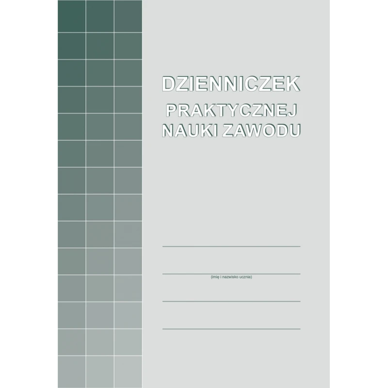 Dzienniczek praktycznej nauki zawodu A5 *A-102-3	