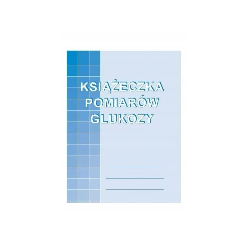 Książeczka pomiarów glukozy *M-915-5