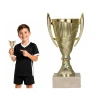 Puchar Plastikowy Złoty Trofeum TABLICZKA Z GRAWEREM GRATIS 13,5 cm