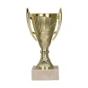 Puchar Plastikowy Złoty Trofeum TABLICZKA Z GRAWEREM GRATIS 13,5 cm
