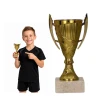 Puchar Plastikowy Brązowy Trofeum TABLICZKA Z GRAWEREM GRATIS 13,5 cm