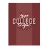 Zeszyt A5 60k krata laminowany COLLEGE ELITE, folia soft touch, lakier