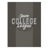 Zeszyt A5 60k krata laminowany COLLEGE ELITE, folia soft touch, lakier