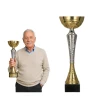 Puchar Metalowy Złoty Trofeum TABLICZKA Z GRAWEREM GRATIS 45,5 cm