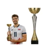 Puchar Metalowy Złoty Trofeum TABLICZKA Z GRAWEREM GRATIS 39 cm