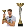 Puchar Metalowy Złoty Trofeum TABLICZKA Z GRAWEREM GRATIS 23 cm