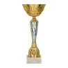 Puchar Metalowy Złoty Trofeum EMBLEMAT I TABLICZKA Z GRAWEREM GRATIS 27 cm