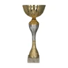Puchar Metalowy Złoty Trofeum TABLICZKA Z GRAWEREM GRATIS 34,5 cm