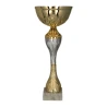 Puchar Metalowy Złoty Trofeum TABLICZKA Z GRAWEREM GRATIS 21 cm