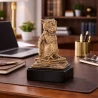 Statuetka Brązowa Odlewana Sowa Akademicka TABLICZKA Z GRAWEREM GRATIS 13,5 cm