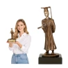 Statuetka Brązowa Odlewana Absolwent Studiów TABLICZKA Z GRAWEREM GRATIS 23 cm