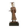 Statuetka Brązowa Odlewana Absolwent Studiów TABLICZKA Z GRAWEREM GRATIS 23 cm