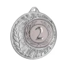Medal Srebrny 40 mm II Miejsce Uniwersalny EMBLEMAT I WSTĄŻKA 11 MM GRATIS