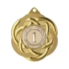 Medal Złoty 50 mm I Miejsce Uniwersalny EMBLEMAT I WSTĄŻKA 11 MM GRATIS