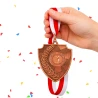 Medal Brązowy 70 mm III Miejsce Uniwersalny EMBLEMAT I WSTĄŻKA 11 MM GRATIS