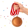 Medal Brązowy 70 mm III Miejsce Uniwersalny EMBLEMAT I WSTĄŻKA 11 MM GRATIS