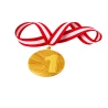 Medal Złoty 40 mm I Miejsce Uniwersalny Sportowy WSTĄŻKA 11 MM GRATIS