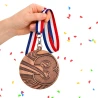 Medal Brązowy 40 mm III Miejsce Uniwersalny Sportowy WSTĄŻKA 11 MM GRATIS