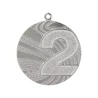 Medal Srebrny 40 mm II Miejsce Uniwersalny Sportowy WSTĄŻKA 11 MM GRATIS