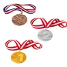 ZESTAW 3 Medale I-III Miejsce Uniwersalne Sportowe 40 mm WSTĄŻKA 11 MM GRATIS