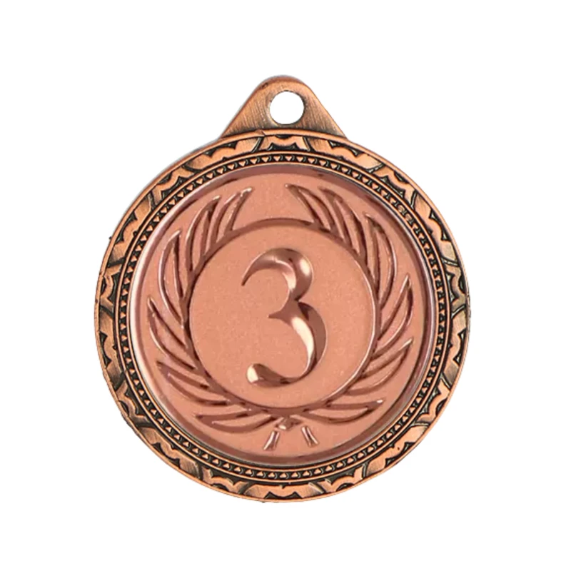 Medal Brązowy 32 mm III Miejsce Uniwersalny EMBLEMAT I WSTĄŻKA 22 MM GRATIS