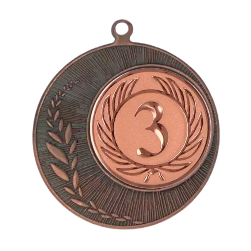 Medal Brązowy 40 mm III Miejsce Uniwersalny EMBLEMAT I WSTĄŻKA 22 MM GRATIS