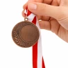 Medal Brązowy 40 mm III Miejsce Uniwersalny EMBLEMAT I WSTĄŻKA 22 MM GRATIS
