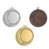 ZESTAW 3 Medale I-III Miejsce Uniwersalne 40 mm EMBLEMAT I WSTĄŻKA 22 MM GRATIS