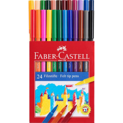 FLAMASTRY ZAMEK 24 KOL OP KARTONOWE FABER-CASTELL