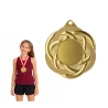 Medal Złoty 50 mm I Miejsce Uniwersalny EMBLEMAT I WSTĄŻKA 22 MM GRATIS