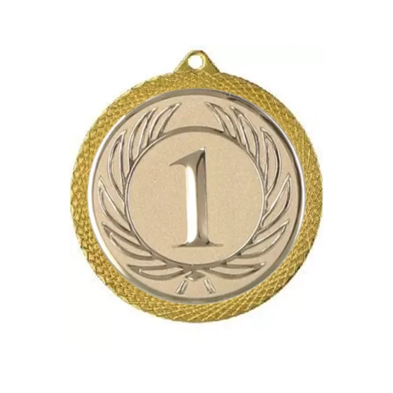 Medal Złoty 60 mm I Miejsce Uniwersalny EMBLEMAT I WSTĄŻKA 22 MM GRATIS