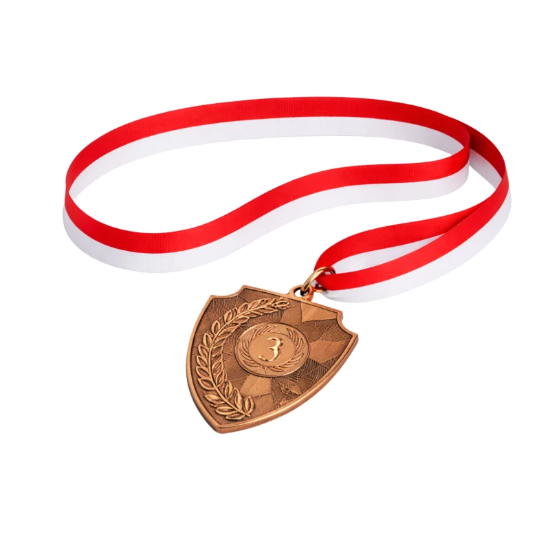 Medal Brązowy 70 mm III Miejsce Uniwersalny EMBLEMAT I WSTĄŻKA 22 MM GRATIS