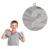 Medal Srebrny 40 mm II Miejsce Uniwersalny Sportowy WSTĄŻKA 22 MM GRATIS