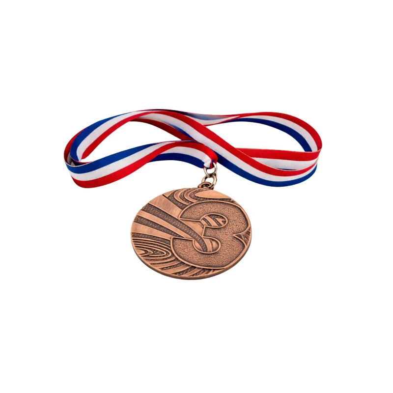 Medal Brązowy 40 mm III Miejsce Uniwersalny Sportowy WSTĄŻKA 22 MM GRATIS