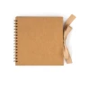 ALBUM DO ZDOBIENIA KRAFT CIEMNOBEŻOWY 205X205MM 35 KARTEK