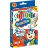 KREDKI BAMBINO 12KOL DREWNIANE.+temperówka