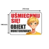 Tabliczka Informacyjna UŚMIECHNIJ SIĘ A5 PCV