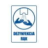 Tabliczka Informacyjna DEZYNFEKCJA RĄK A3 PCV