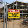 Tabliczka Informacyjna TEREN BUDOWY WSTĘP WZBRONIONY A4 PCV