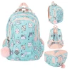 PLECAK 3-KOMOROWY STRIGHT BP-26 CHARMING CATS mkmp