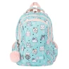 PLECAK 3-KOMOROWY STRIGHT BP-26 CHARMING CATS mkmp