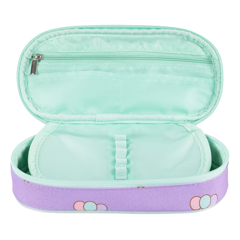 PIÓRNIK SASZETKA USZTYWNIONA Z WEWNĘTRZNĄ KLAPKĄ PUSHEEN VIOLET mkmp