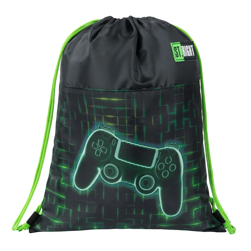 Worek na buty kapcie Plecak Mocny do Szkoły Przedszkola  STRIGHT SO-01 NEON PAD