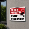 Tabliczka Informacyjna TEREN PRYWATNY A3 PCV