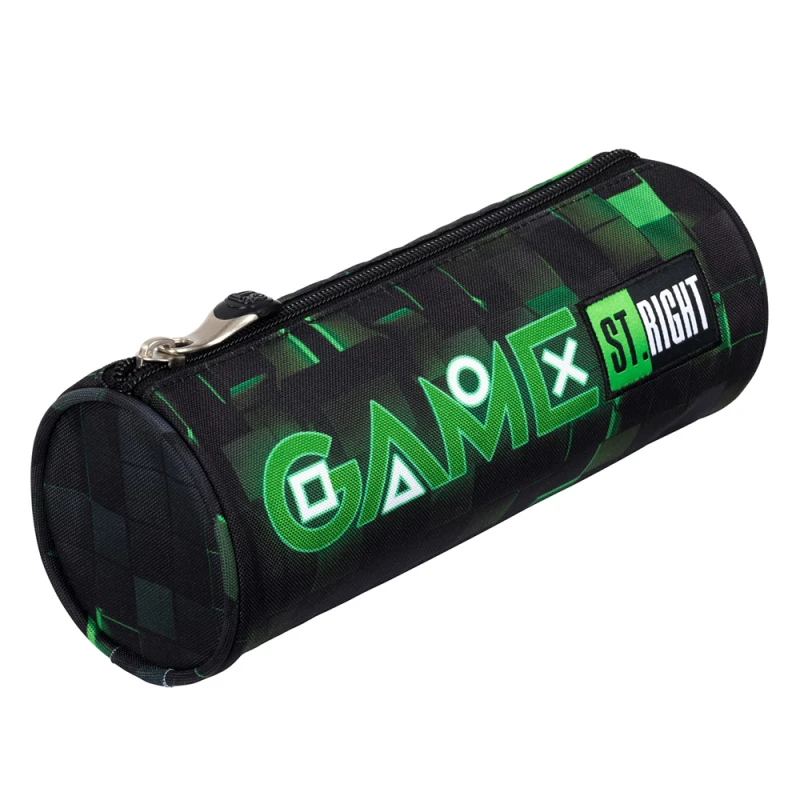 Piórnik szkolny tuba na przybory GREEN GAME dla chłopca na Prezent