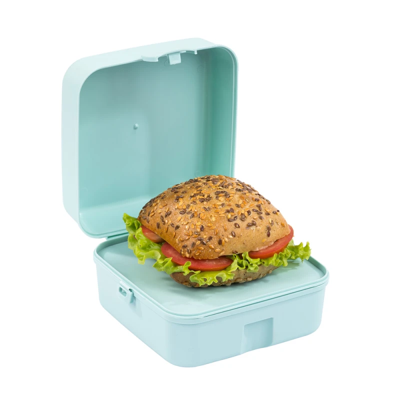 PUSHEEN Mint Zestaw Śniadaniówka + Bidon 500 ml Lunchbox do Szkoły dla Dzieci
